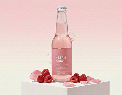 Soda hatsu - Frambuesa & rosas