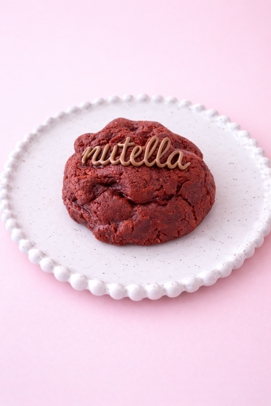 Galleta Red Velvet Nutella