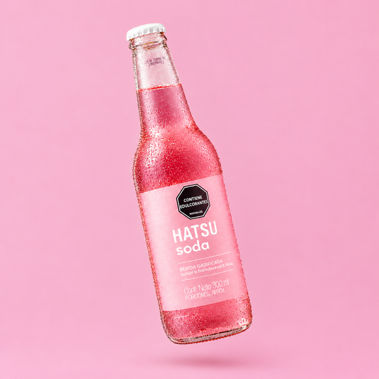 Soda hatsu - Frambuesa & rosas