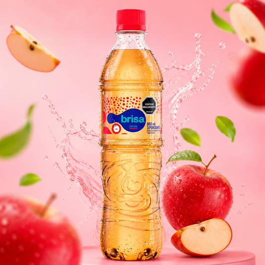 Agua saborizada manzana