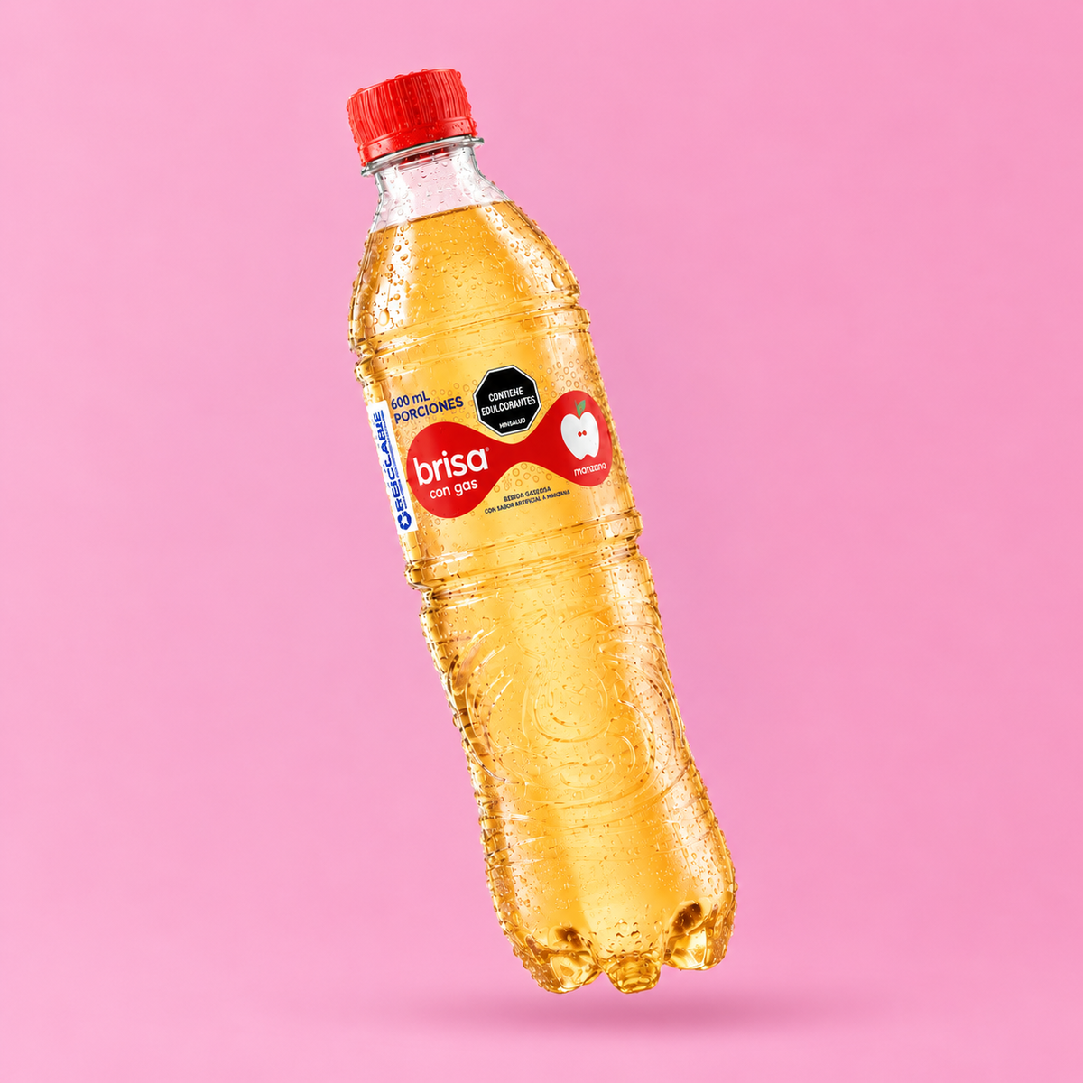 Agua saborizada manzana