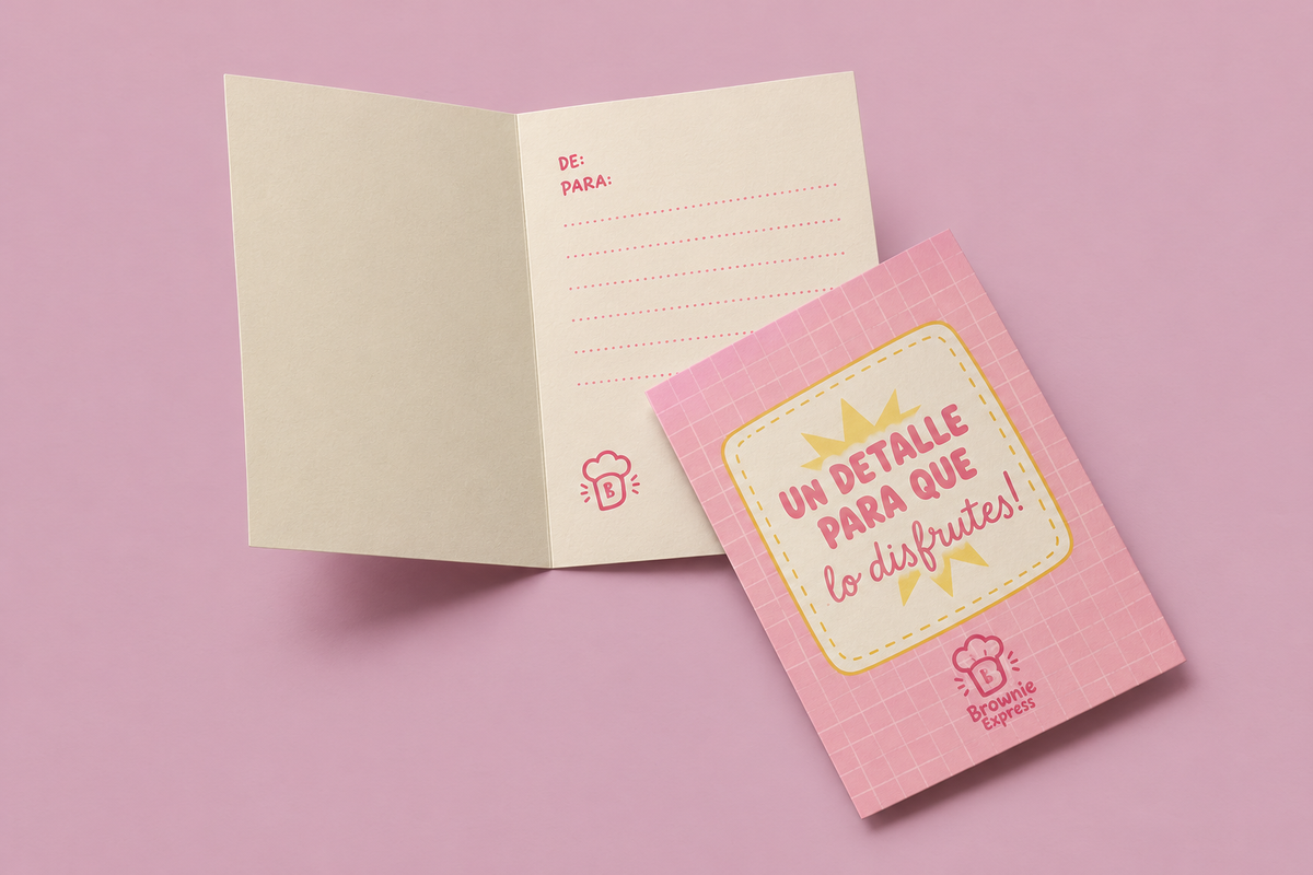 Tarjeta Un Detalle Para Que Lo Disfrutes